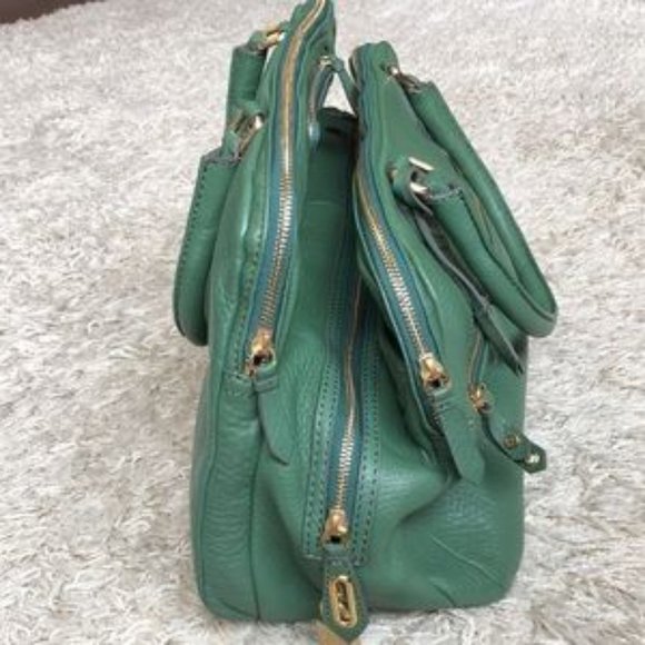 NWT Cole Haan pebbled leather small travel duffel - Picture 2 of 6